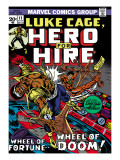 Buy Marvel Comics Retro: Luke Cage, Hero for Hire Comic Book Cover #11, Wheel of Fortune and Doom at AllPosters.com