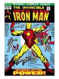 Marvel Comics Retro: The Invincible Iron Man Comic Book Cover #47, Breaking Through Chains
