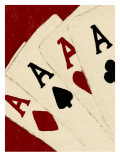 Aces High Poker Poster