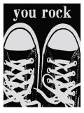 You Rock Black Sneakers