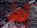 Buy Erta Ale Fountaining Lava Lake, Danakil Depression, Ethiopia at AllPosters.com