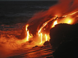 Kilauea Lava Flow Sea Entry, Big Island, Hawaii