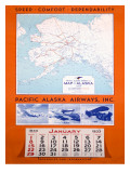 Buy Pacific Alaska Airways Airline Poster at AllPosters.com