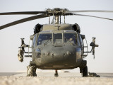 Front View of a UH-60L Black Hawk Helicopter
