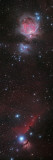 Mosaic of Orion Nebula and Horsehead Nebula