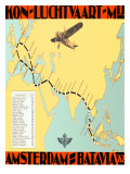 KLM ROYAL DUTCH AIRLINES POSTER