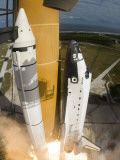 Buy Space Shuttle Atlantis Lifts Off from its Launch Pad at Kennedy Space Center, Florida at AllPosters.com