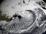 Buy January 2, 2009 - Cloud Simulation of a Single Day Centered over the Atlantic at AllPosters.com