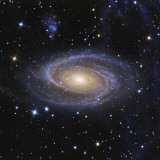 Messier 81, or Bode's Galaxy, is a Spiral Galaxy Located in the Constellation Ursa Major