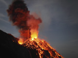 Buy Stromboli Eruption, Aeolian Islands, North of Sicily, Italy at AllPosters.com