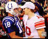 Peyton Manning & Eli Manning 2010 Action