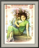 Shanghai Lady in Green Dress