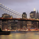 Buy Nightmood of Downtown Manhattan at AllPosters.com