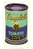 Campbell's Soup Can, 1965 (Green and Purple) Art Print
