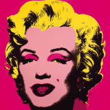 Marilyn Monroe, 1967 (pink) Kunstdruck