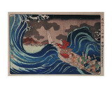 Buy Nichiren Calms a Storm in Kakuda at AllPosters.com