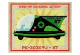 Patrol Craft XT, Box Art Tin Toy