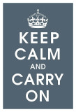 Buy Keep Calm (charcoal) at AllPosters.com