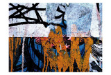 Blue Orange Layers I