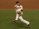 Texas Rangers v San Francisco Giants, Game 1: Freddy Sanchez