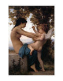 Girl Defending Herself Against Love