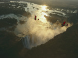 Buy Ultralights Fly over Mile-Wide Victoria Falls on the Zambezi River at AllPosters.com