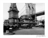 Fulton Ferry and Brooklyn Bridge, c.1885