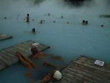 Visitors to Thermal Springs of the Blue Lagoon