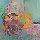 Bohemian Posies Art Print