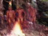 Buy Kanamari Men Strip and Slather Themselves with Fruit Seeds in Ritual at AllPosters.com