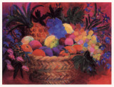 Buy Tropical Fruit Basket at AllPosters.com