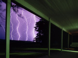 A Storm with Lightning in the Sand Hills Area of Nebraska