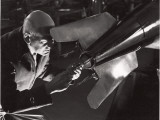 Robert Goddard Adjusting a Steering Vane