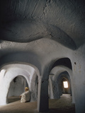 Thick, Unadorned Walls of a Mosque Assure a Calm Spot for Meditation