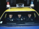 Buy Triplet Policemen in a Police Car at AllPosters.com
