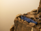Buy A Climber Rests Easily after a Hard Day of Climbing at AllPosters.com