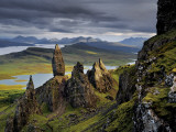 Basalt Pinnacles Loom over the Sound of Raasay