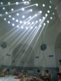 Buy Men Relax in the Heat of a Turkish Bath at AllPosters.com