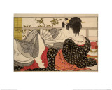 Lovers in an Upstairs Room, from Uta Makura (