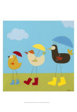 Rainy Day Birds II