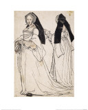 Buy Two Views of a Woman Wearing an English Hood at AllPosters.com