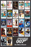 James Bond - 22 Movie Posters