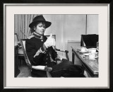 Pop Star Michael Jackson in His Hotel Room Prior to Party for Him at the Museum of Natural History
