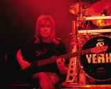 Def Leppard - Rick Savage Stretched Canvas Print