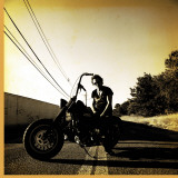 Bruce Springsteen on Harley Davidson