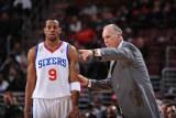 Los Angeles Clippers v Philadelphia 76ers: Doug Collins and Andre Iguodala