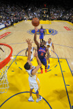 New York Knicks v Golden State Warriors: Raymond Felton and Stephen Curry