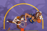 Golden State Warriors v Los Angeles Lakers: Dan Gadzuric and Lamar Odom