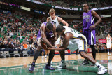 Sacramento Kings v Utah Jazz: Paul Millsap and Donte Greene