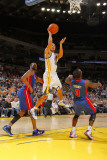 Detroit Pistons v Golden State Warriors: Stephen Curry and  Rodney Stuckey
